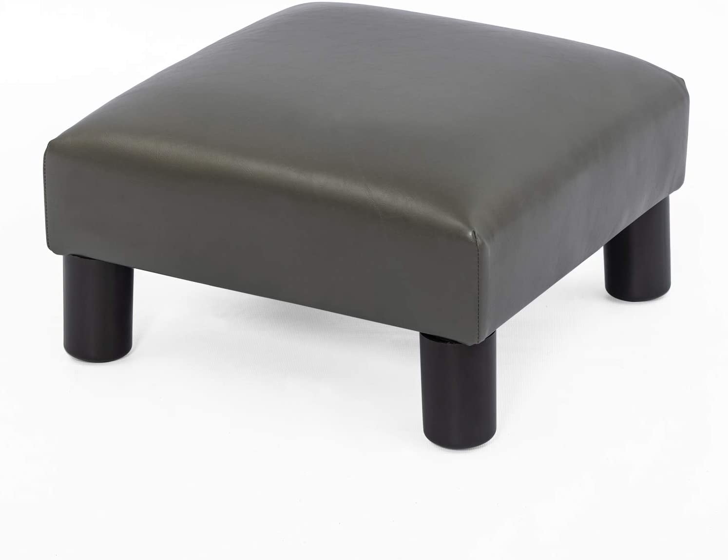 Ottoman Footrest Stool Small PU Leather Square Footstool – Modern Rugs and  Decor