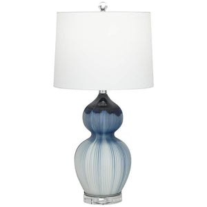 Blue Double Gourd Modern Glass Table Lamp