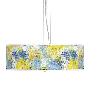 Giclee 24" Wide 4-Light Pendant Chandelier