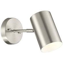 Carla Brushed Nickel Down-Light Hardwire Wall Lamps Set of 2