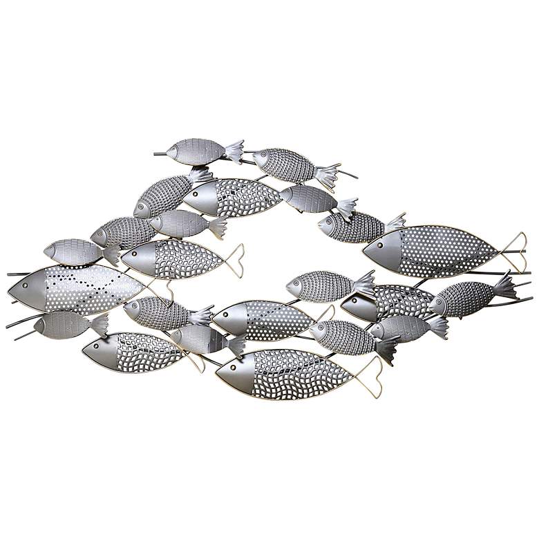 Amaia Pewter School of Fish 47