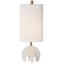 Alanea Polished Alabaster Accent Buffet Table Lamp