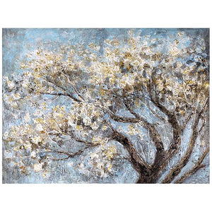 Ayla Whispering Wind 47" Wide Rectangular Canvas Wall Art