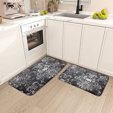 1pc Gray Solid/patterned Silica Gel Kitchen Floor Mat Anti-fatigue/anti-slip  Water Absorbing/fast Drying Soft Rubber Mat Suitable For Kitchen, Bathroom,  Entryway, Laundry Room Etc.