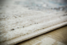 Persian Distressed Cream Blue Area Rugs