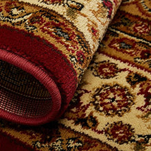 Traditional Red Soft Area Rug