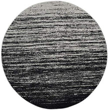 Ombre Silver Black Soft Area Rug