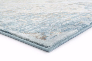 Persian Distressed Blue Soft Area Rugs