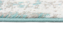 Vintage Distressed Turquoise Blue Area Rugs