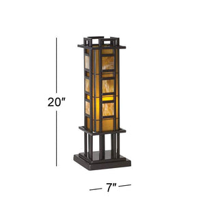 Style 20" High Pillar Accent Table Lamp