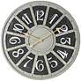 Kester 24" Wide Industrial Metal Wall Clock