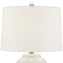 Serenity Milk White Ceramic Accent Table Lamp