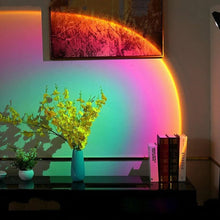 Black Sunset Projector Floor Lamp