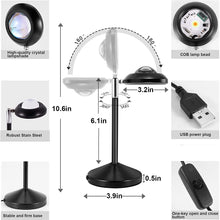 Black Sunset Projector Floor Lamp