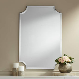 Brix 24" x 36" Frameless Cut Corner Vanity Mirror