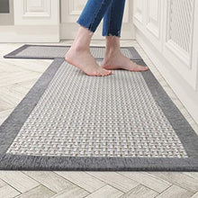 Kitchen Rugs and Mats Non Skid Washable, Absorbent Rug for Kitchen, Large Kitchen Floor Mats for in Front of Sink, 2 PCS Set 20"x32"+20"x48"