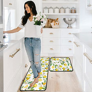 Chef Kitchen Rugs and Mats Non Skid Washable Absorbent Microfiber Kitchen  Mat for Floor Anti Fatigue Kitchen Mat Set of 2 Chef Kitchen Decor Stain  Resistant 17x47.2+17x30 