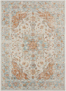 Kingsbury Collection Oriental BLUE Traditional Soft Area Rug 5x7
