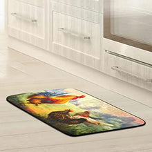 Kitchen Mat Lemon Tree Kitchen Floor Mat Cushioned Anti-Fatigue Kitchen Rug Lemon Flower Non-Slip Kitchen Rugs and Mats Comfort Mat for Kitchen, Floor Home, Office, Sink, Laundry