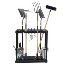 Compact Indoor Outdoor Tool Storage Rack - Holds 40 Tools