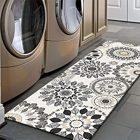 GCP Products Kitchen Mat 2 Pcs, Cushioned Anti-Fatigue Kitchen Rugs Non  Slip Memory Foam Kitchen Mats And Rugs Waterproof Kitchen Floor Co…