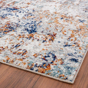Beverly Collection Modern Soft Area Rug Multicolor