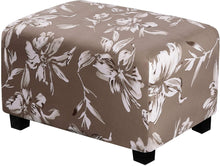 6" Small Footstool PU Leather Ottoman Footrest Modern Home Rectangular Stool with Padded Seat