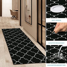 Kitchen Rugs Kitchen Mat Set of 2 Kitchen Rug Non-Slip Kitchen Rugs and Mats 47.3x17.3/31.5x17.3 Inch Floor Mat Doormat Runner Rug for Kitchen, Laundry, Living Room, Bedroom, Bathroom, Front Door