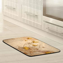 Kitchen Mat Lemon Tree Kitchen Floor Mat Cushioned Anti-Fatigue Kitchen Rug Lemon Flower Non-Slip Kitchen Rugs and Mats Comfort Mat for Kitchen, Floor Home, Office, Sink, Laundry