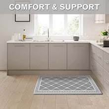 Trellis Border Kitchen Floor Mat - Waterproof & Non-Slip