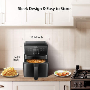 5.8 Quart Digital Air Fryer, Toaster Oven & Cooker, 1700W