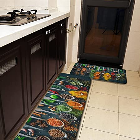 Kitchen Mat Mid Century Modern with Black Cat Kitchen Rugs Set of