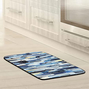 Kitchen Mat Lemon Tree Kitchen Floor Mat Cushioned Anti-Fatigue Kitchen Rug Lemon Flower Non-Slip Kitchen Rugs and Mats Comfort Mat for Kitchen, Floor Home, Office, Sink, Laundry