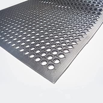 Heavy Duty Floor Mat Anti Fatigue Kitchen Bar Rubber Drainage Non-slip  36x60