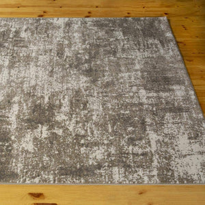Lagos Collection Beige Abstract Soft Area Rug
