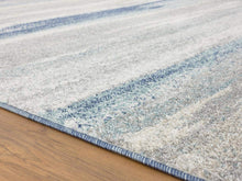 Modern Abstract Blue Soft Area Rug