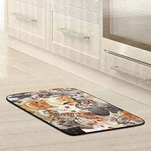 Kitchen Mat Lemon Tree Kitchen Floor Mat Cushioned Anti-Fatigue Kitchen Rug Lemon Flower Non-Slip Kitchen Rugs and Mats Comfort Mat for Kitchen, Floor Home, Office, Sink, Laundry