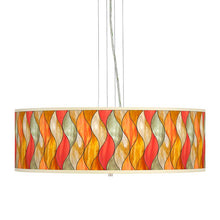 Giclee 24" Wide 4-Light Pendant Chandelier