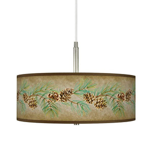 Cone Branch Giclee Pendant Chandelier