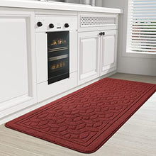 Color G Kitchen Rugs, Non Skid Kitchen Runner Rug Machine Washable Kitchen Floor Mat, Easy to Clean Kitchen Rugs and Mats, 18"x59", Grey