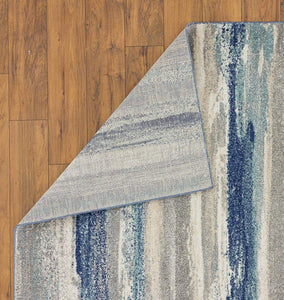 Modern Abstract Blue Soft Area Rug