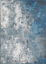 Howell Collection Abstract Blue 5x7 Soft Area Rug