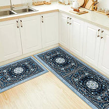 Kitchen Rugs Kitchen Mat Set of 2 Kitchen Rug Non-Slip Kitchen Rugs and Mats 47.3x17.3/31.5x17.3 Inch Floor Mat Doormat Runner Rug for Kitchen, Laundry, Living Room, Bedroom, Bathroom, Front Door