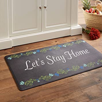 Best Deal for COVASA Non-Slip Anti Fatigue Kitchen Mat,Autumn Flowers and