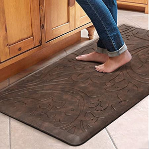 KMAT Kitchen Mat Cushioned Anti-Fatigue Floor Mat Waterproof Non-Slip Standing Mat Ergonomic Comfort Floor Mat Rug for Home,Office,Sink,Laundry,Desk