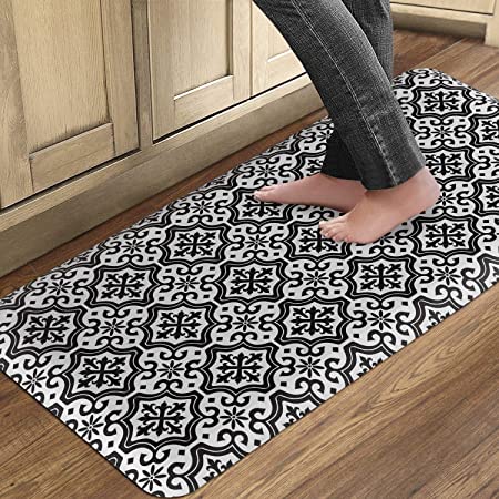 Homergy Anti Fatigue Kitchen Mats for Floor 2 Piece Set, Memory Foam  Cushioned Rugs, Comfort Standi - Area Rugs