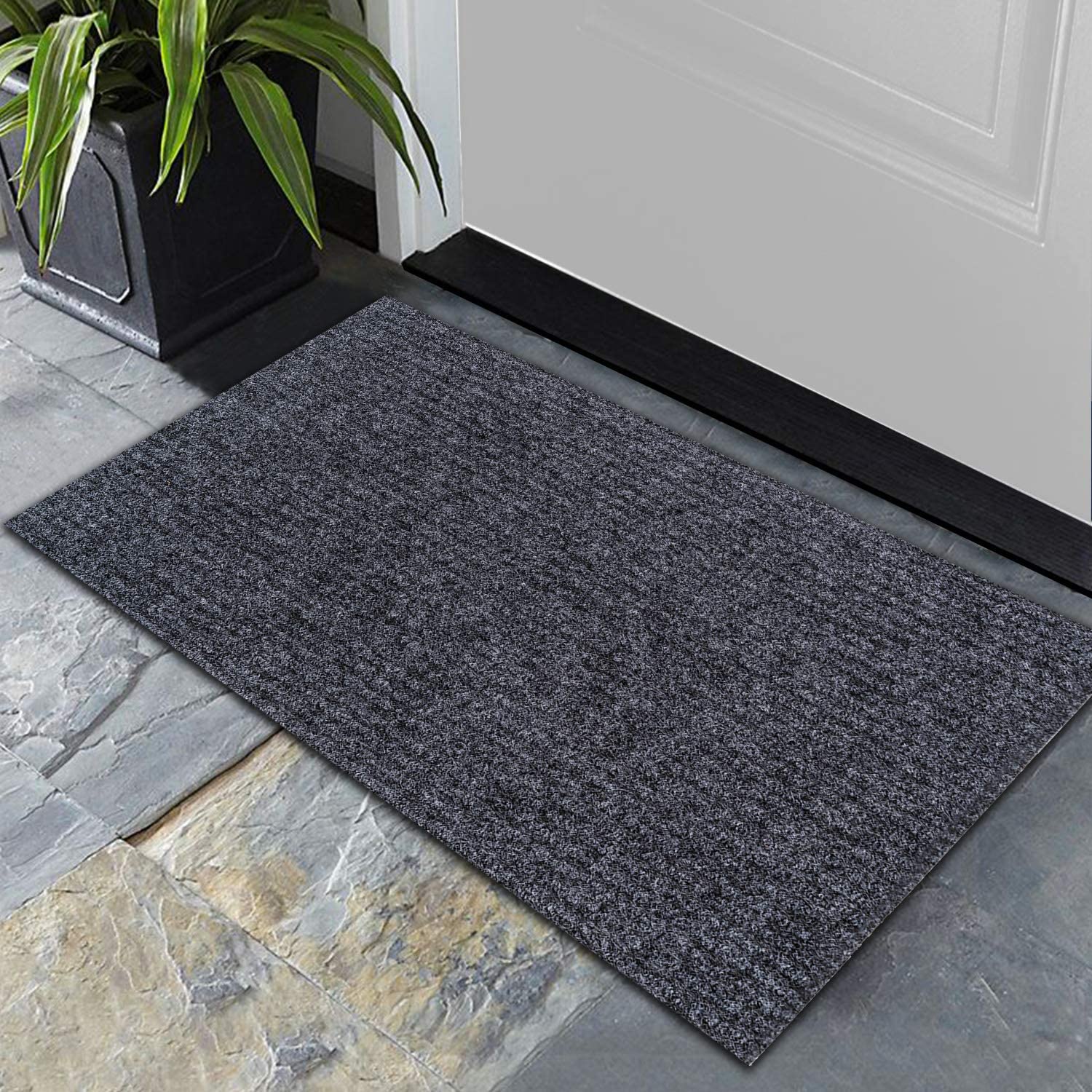 Front Door Mat Outdoor Indoor Doormat Welcome Mats Outside Entrance Sh –  Modern Rugs and Decor