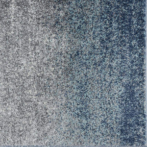 Lagos Collection Blue Modern Soft Area Rug