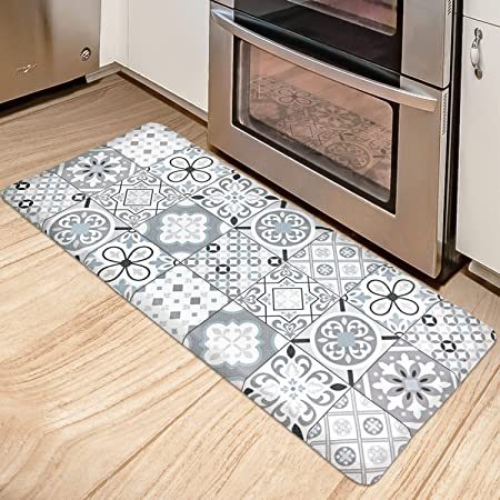 Kitchen Floor Mat Cushioned Anti-Fatigue Kitchen Rug Waterproof