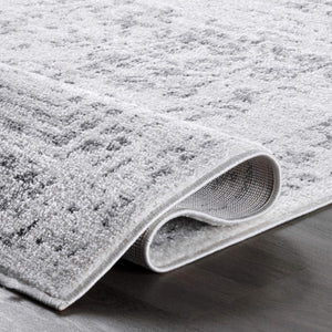 Distressed Vintage Grey Soft Area Rug